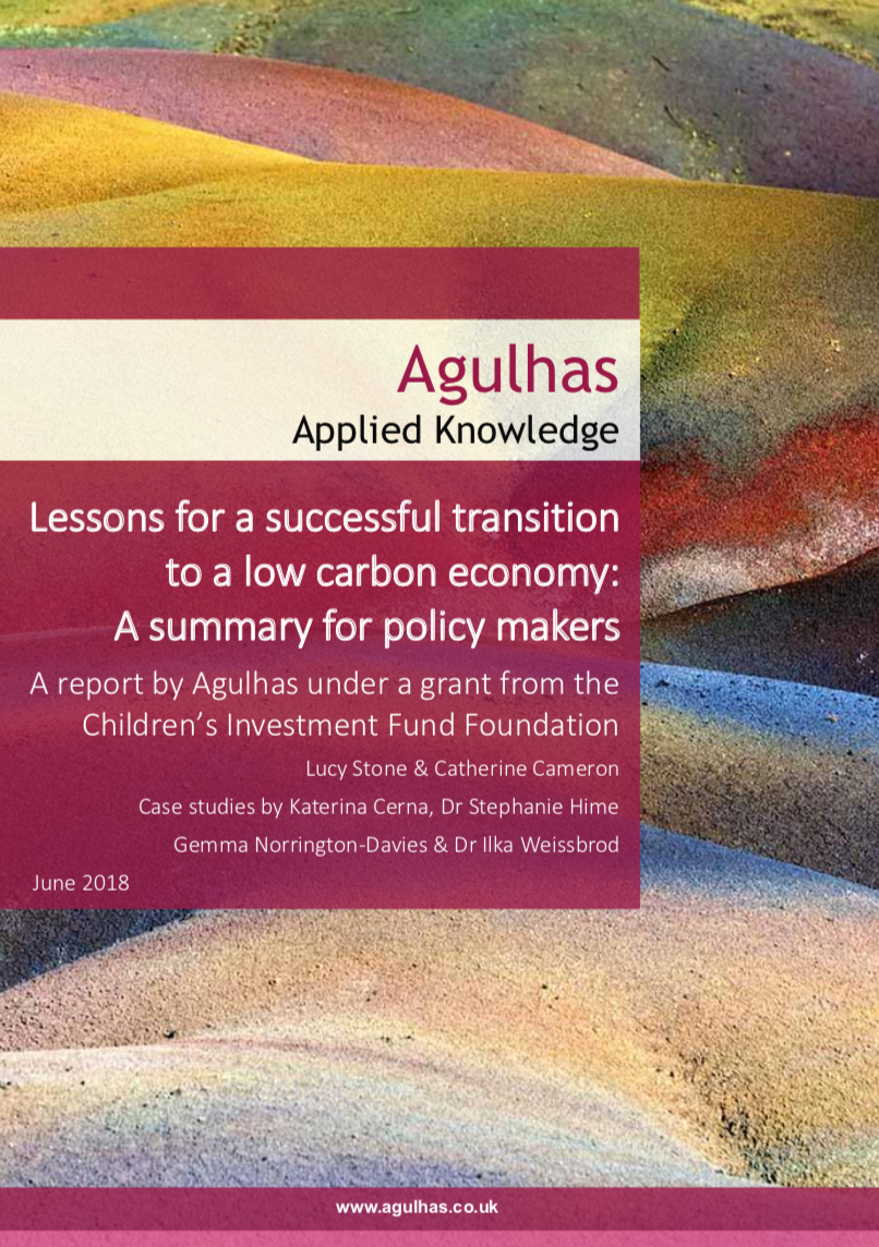 CIFF Transition Review: summary for policy makers