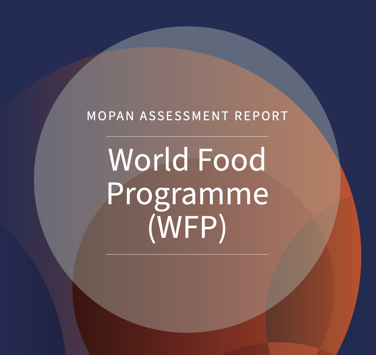 MOPAN Assessment Report of the World Food Programme (WFP)