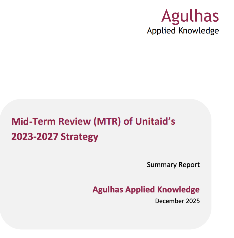 Mid-Term Review (MTR) of Unitaid’s 2023-2027 Strategy