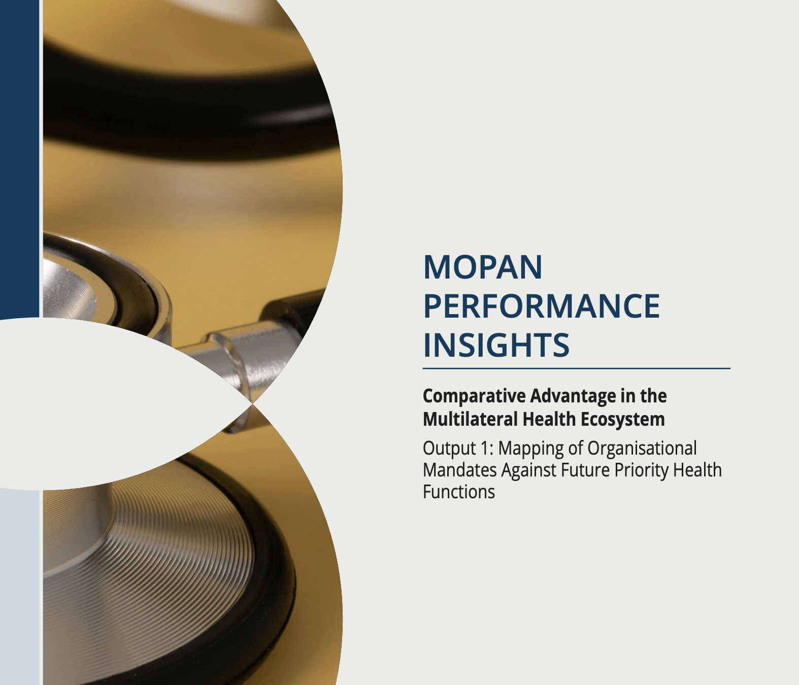 Mapping of organisational mandates against future priority health functions