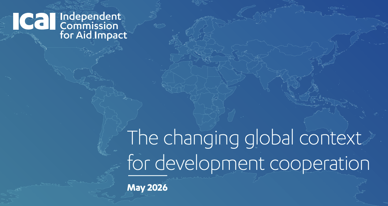 The changing global context for development cooperation